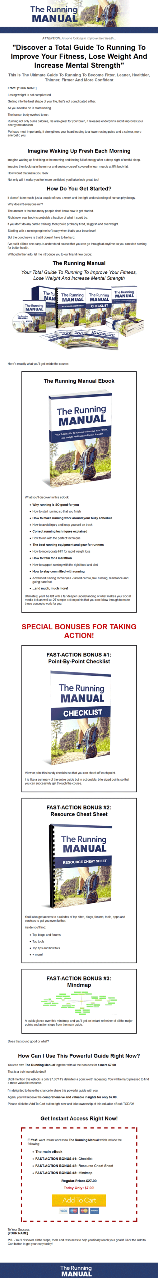 running manual ebook and videos