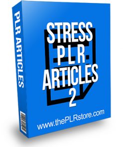 Stress PLR Articles 2