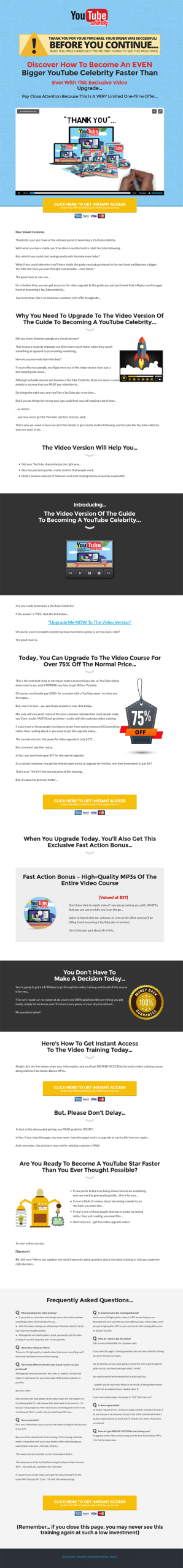 youtube celebrity ebook and videos