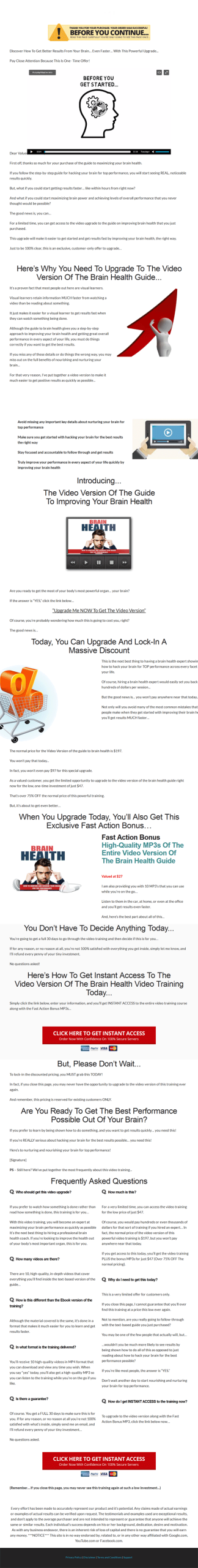 Brain Health Ebook and Videos with Master Resale Rights - Image 4