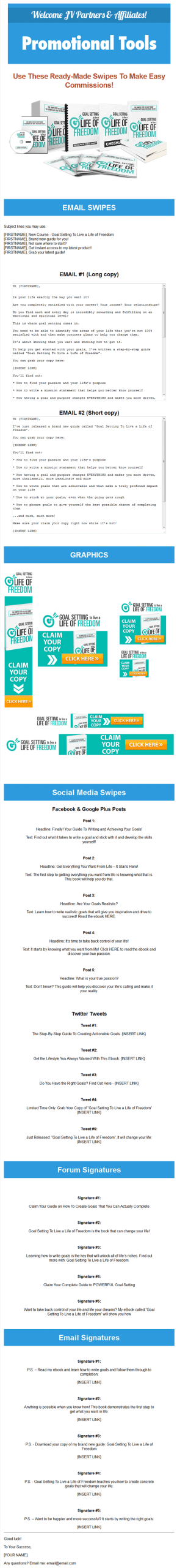 Goal Setting Ebook and Videos with Master Resale Rights - Image 7