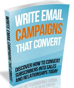 write email campaigns that convert plr ebook