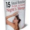 natural sleep remedies plr report