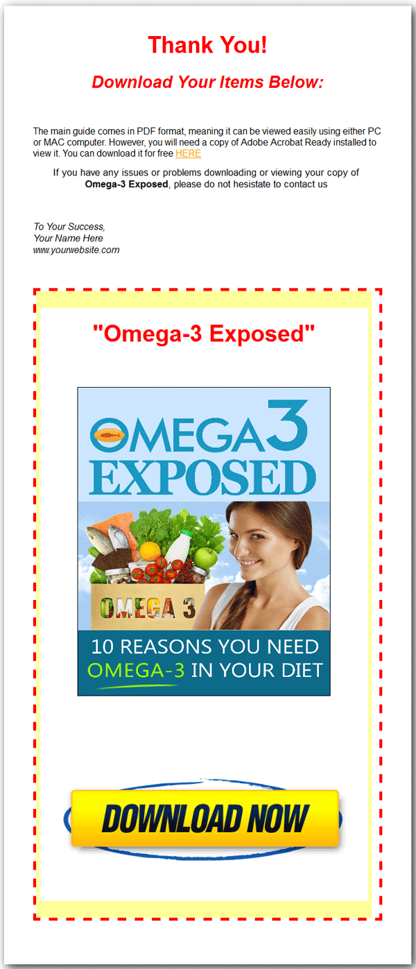 optimize your health with omega 3 ebook