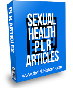 Sexual Health PLR Articles