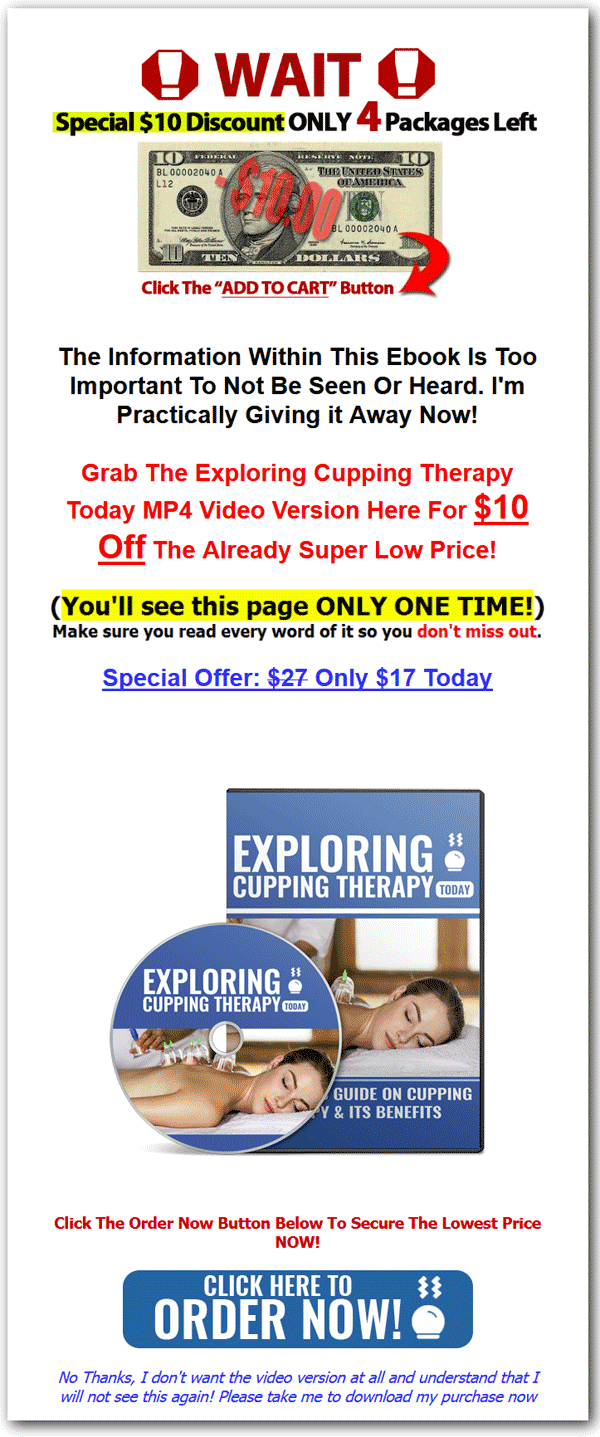 cupping therapy ebook and videos
