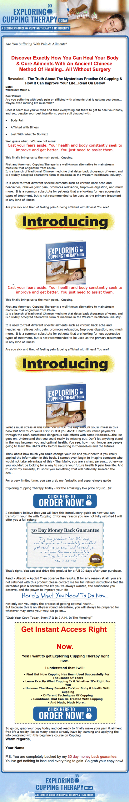 cupping therapy ebook and videos