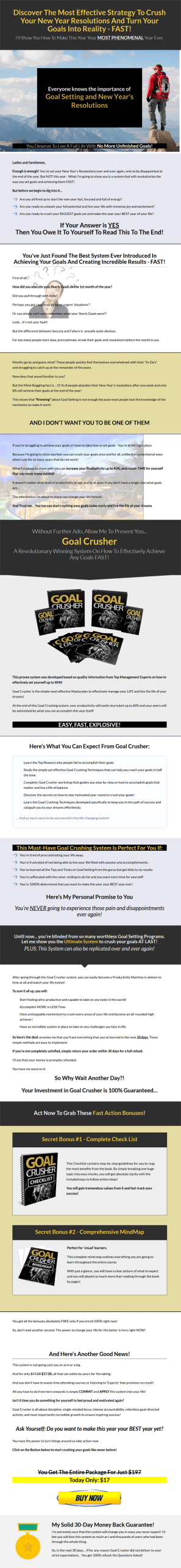 Goal Crusher Ebook and Videos with Master Resale Rights - Image 2