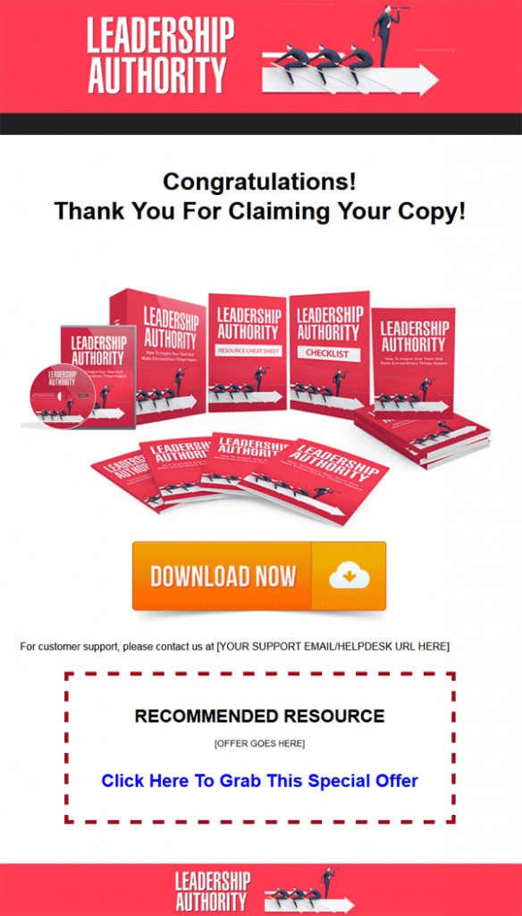 leadership authority ebook and videos