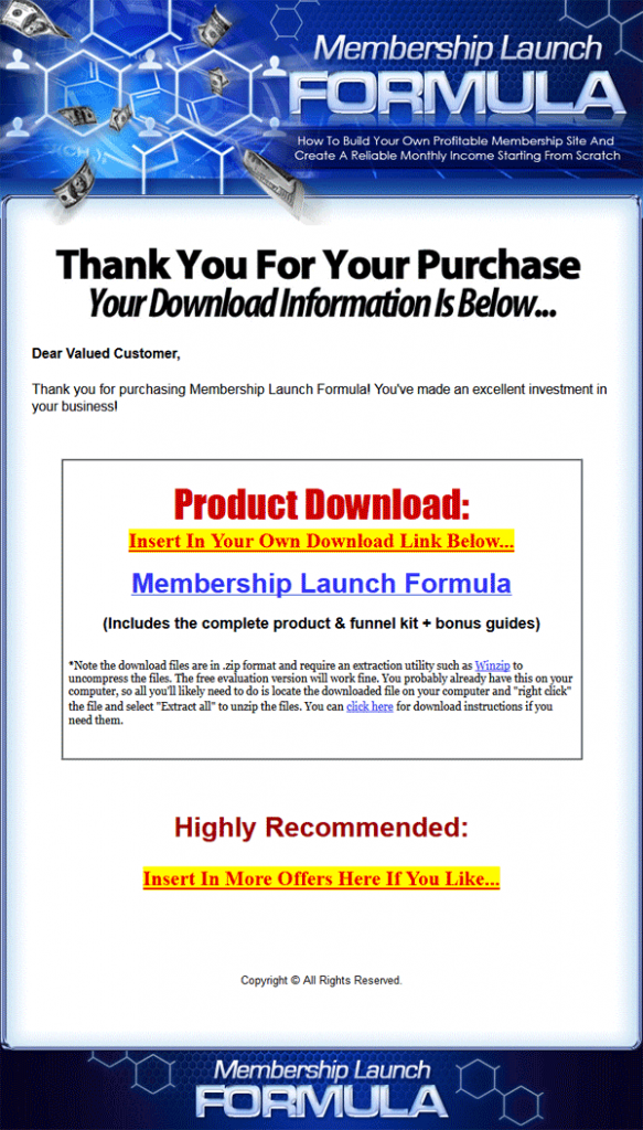 membership site launch formula plr videos
