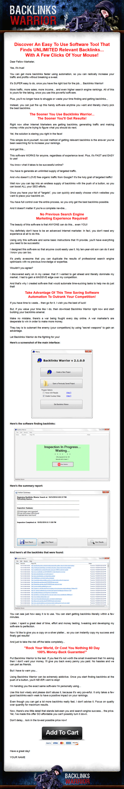 Backlink Finder PLR Software with Private Label Rights - Image 2