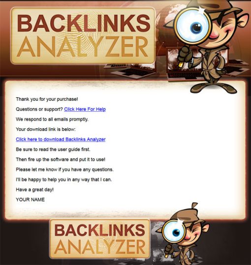Backlinks Analyzer PLR Software with Private Label Rights | The PLR Store