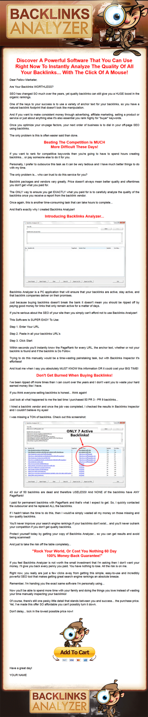 Backlinks Analyzer PLR Software with Private Label Rights | The PLR Store