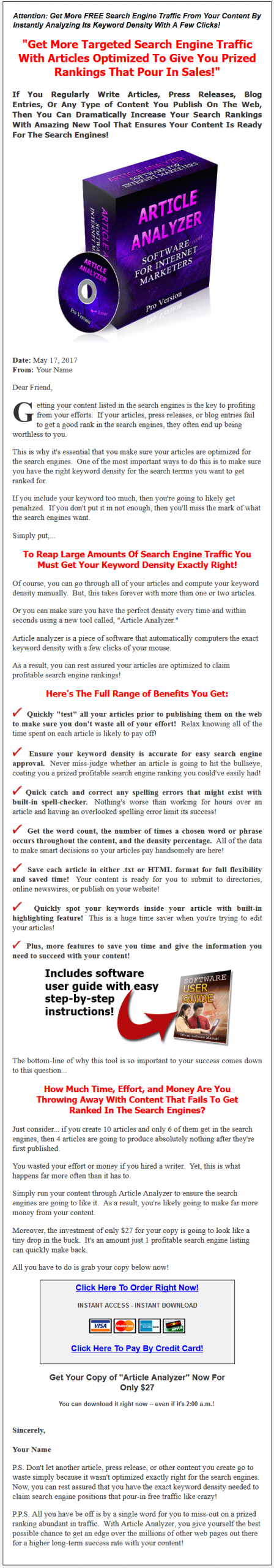 article analyzer plr software