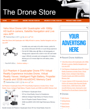 drones plr amazon store website