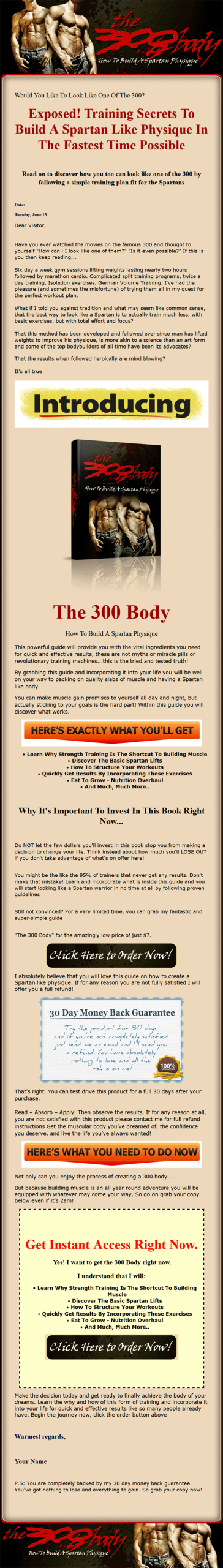 How To Build A Spartan Physique Ebook with Master Resale Rights - Image 2