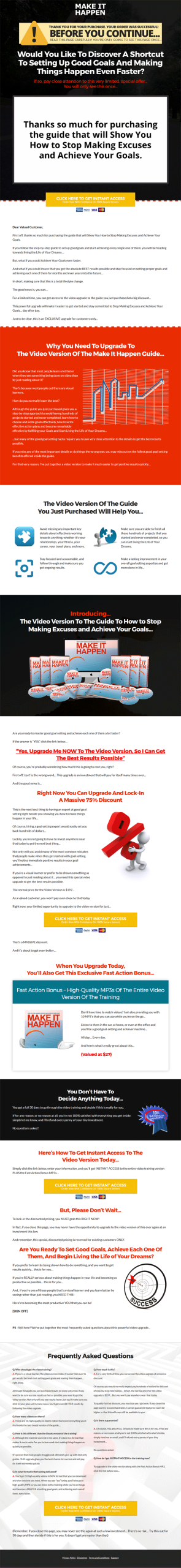 Make It Happen Ebook and Videos with Master Resale Rights - Image 4