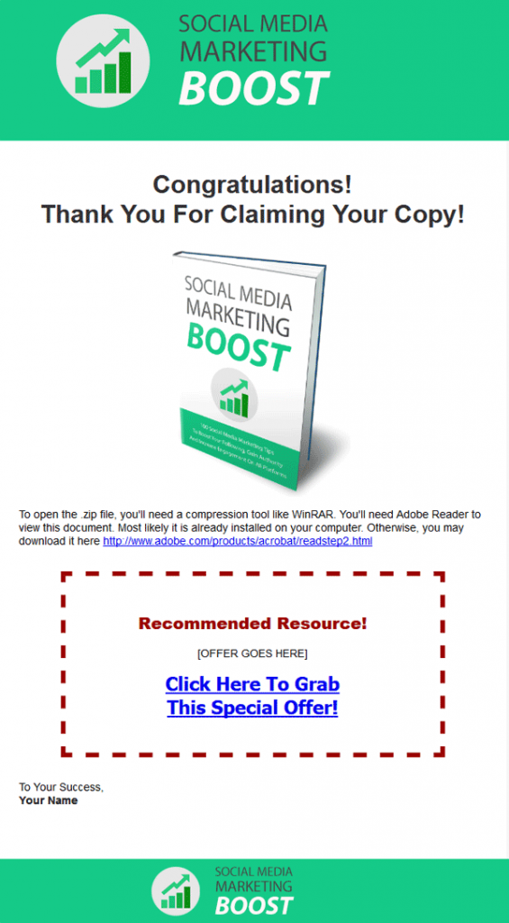 social media marketing tips ebook