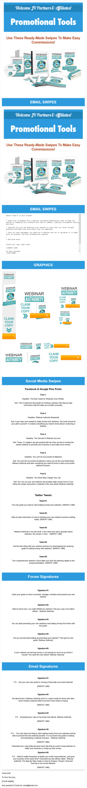 webinar authority ebook and videos