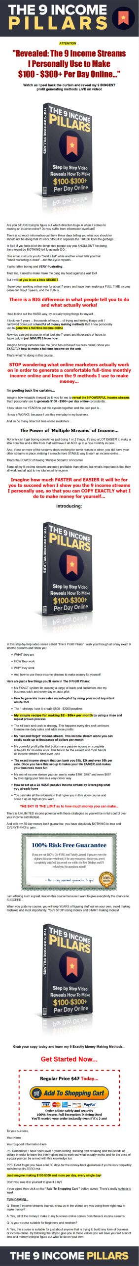 9 Income Pillars PLR Videos Ready To Sell - Image 2