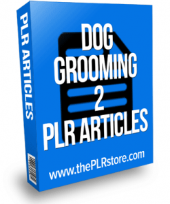 dog grooming plr articles