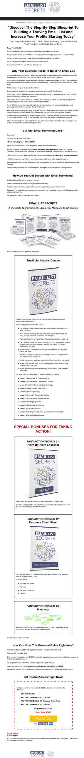 Email List Secrets Ebook and Videos with Master Resale Rights - Image 2