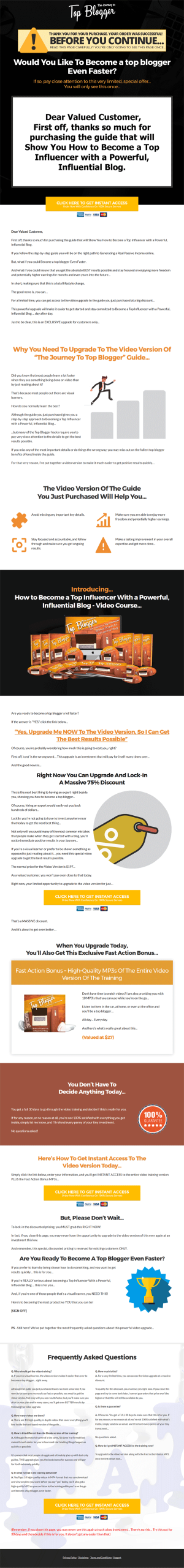 top blogger ebook and videos