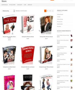 dating ecommerce plr store website