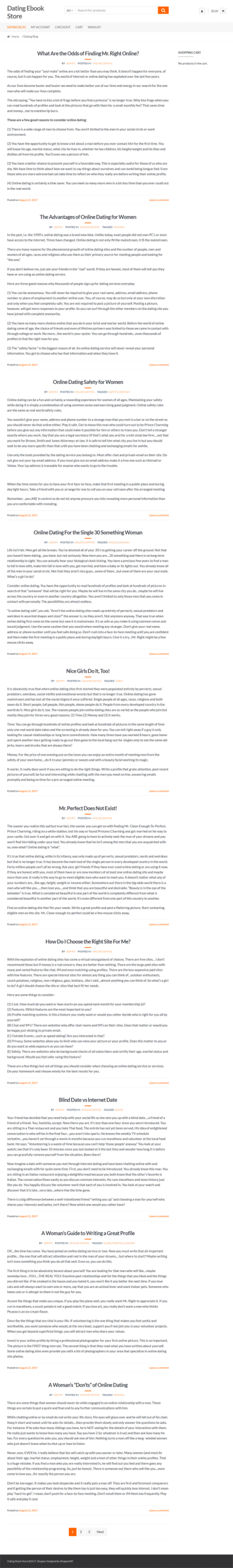 dating ecommerce plr store website