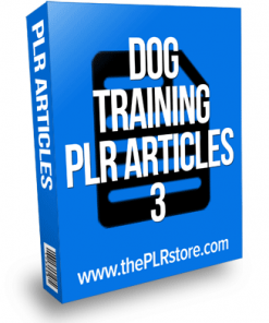 dog training plr articles