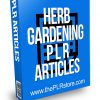 Herb Gardening PLR Articles