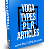 Yoga Types PLR Articles