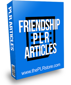 Friendship PLR Articles