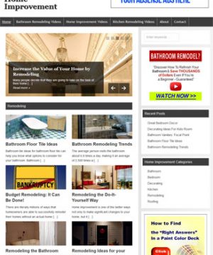 home improvement plr website