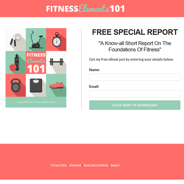 fitness plr report
