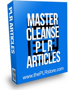 Master Cleanse PLR Articles