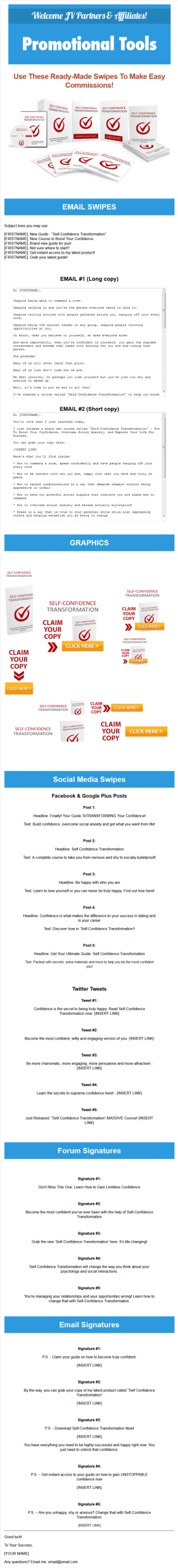 Self Confidence Transformation Ebook and Videos MRR Package - Image 6