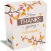 thanksgiving plr articles 2