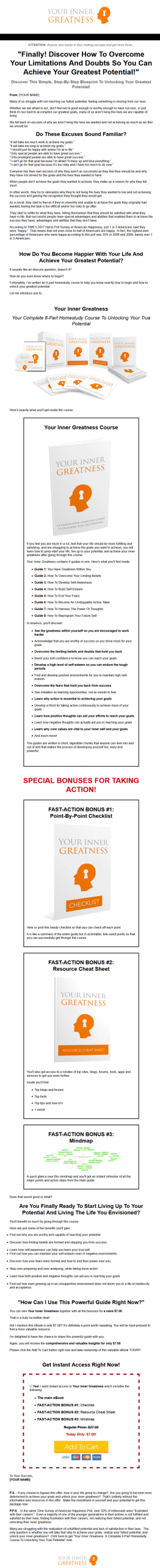 your inner greatness ebook and videos