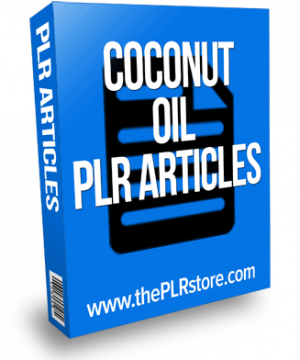 coconut oil plr articles