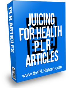 Juicing for Health PLR Articles