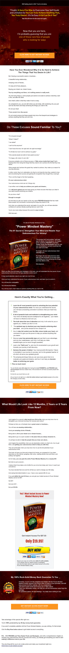 Power Mindset Mastery Ebook and Videos with Master Resale Rights - Image 2