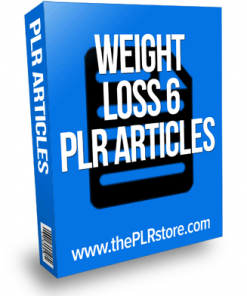 Weight Loss PLR Articles 6