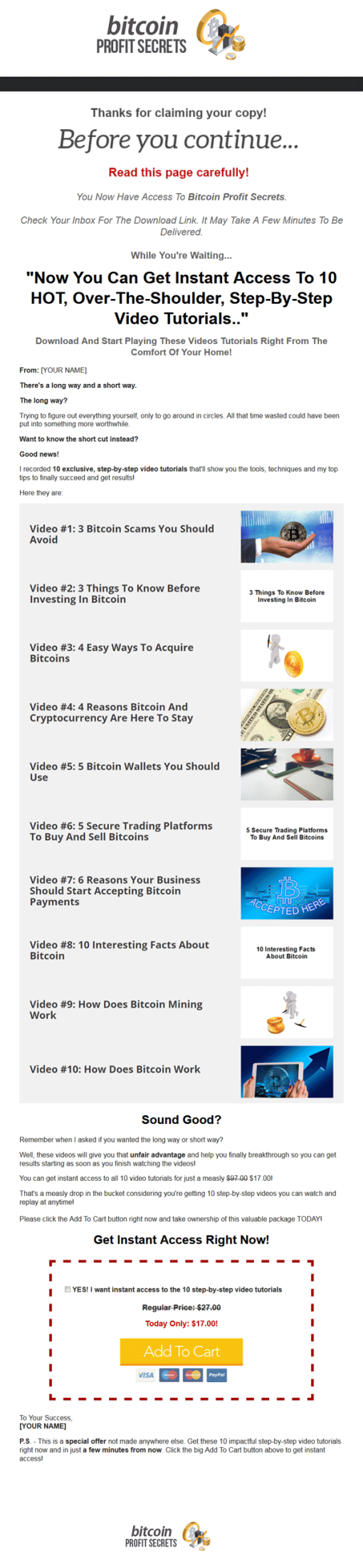 Bitcoin Profit Secrets Ebook and Videos with Master Resale Rights | The ...