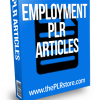 Employment PLR Articles