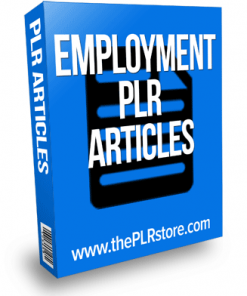 Employment PLR Articles