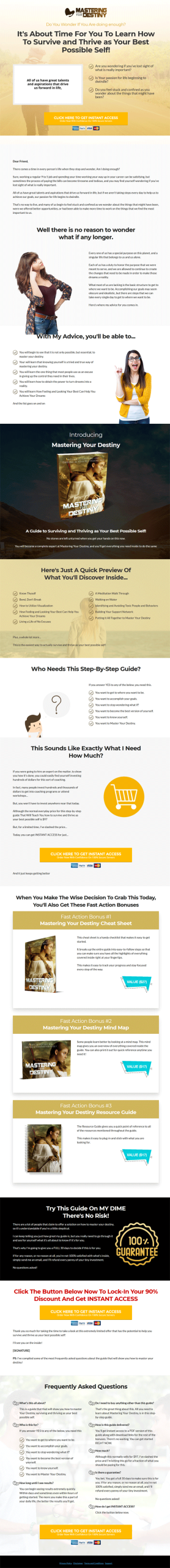 Master Your Destiny Ebook and Videos with Master Resale Rights - Image 2