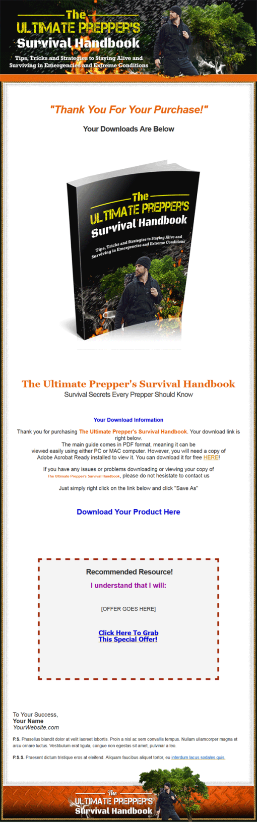 Doomsday Preppers Survival Handbook with Master Resale Rights | The PLR ...