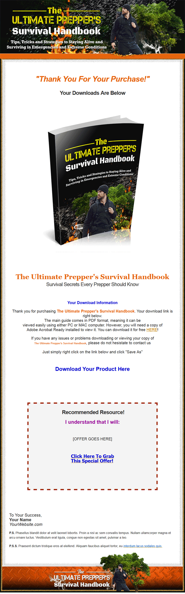 Doomsday Preppers Survival Handbook MRR