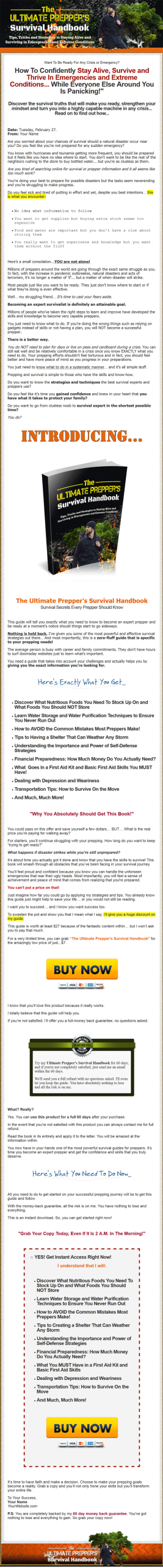 Doomsday Preppers Survival Handbook with Master Resale Rights - Image 2